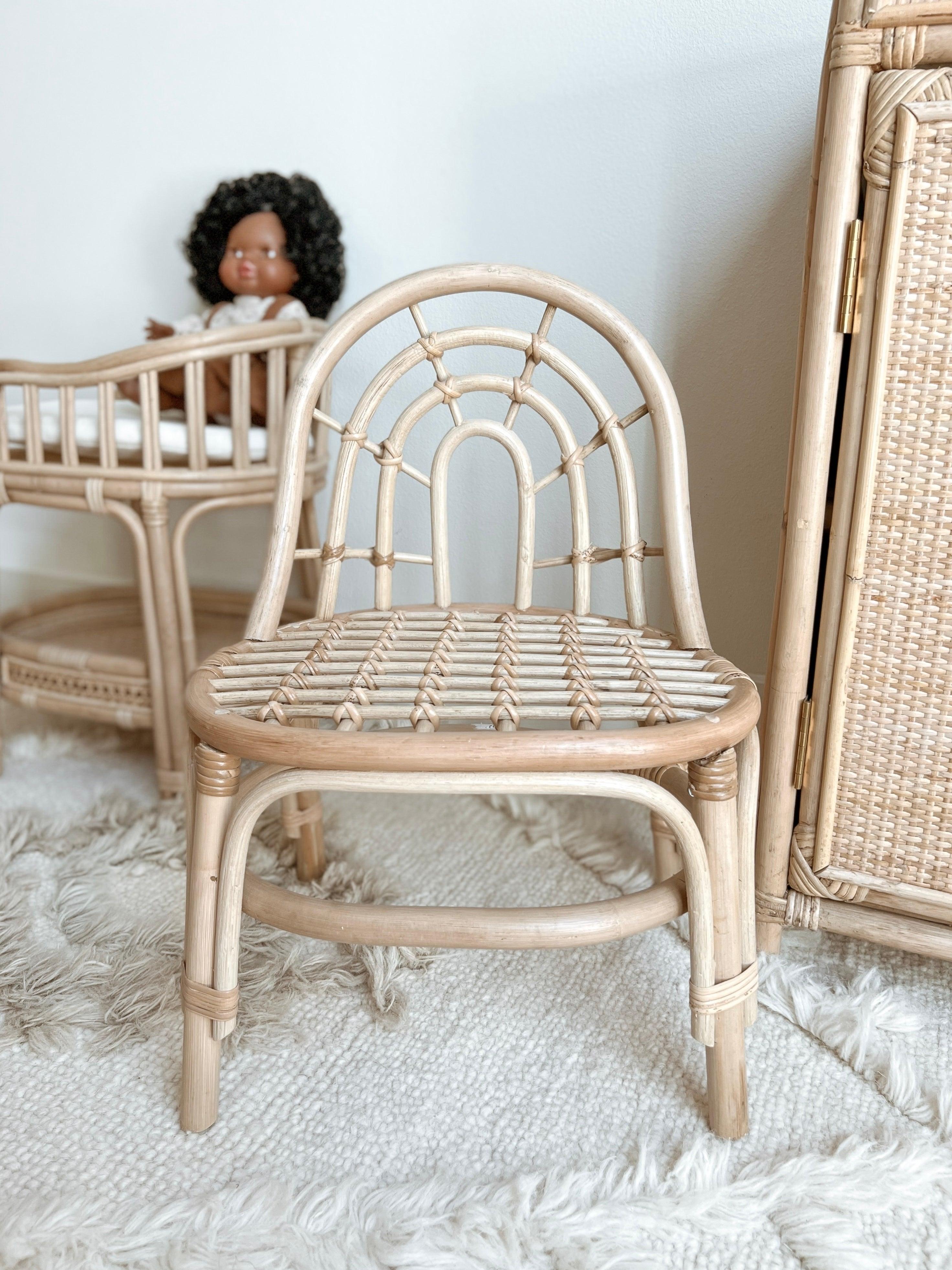 Rattan chair online kids